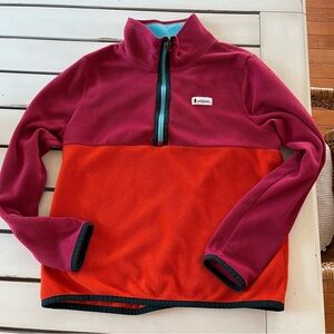 Cotopaxi Orange And Pink Fleece Sz Large